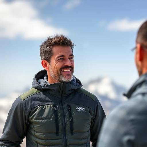 Foto di Luca Martini, coach di Apex Ascend, che guida una sessione di coaching