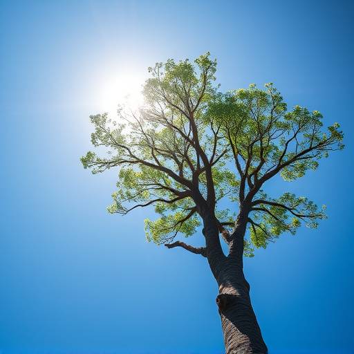 Immagine che simboleggia la crescita personale e professionale attraverso un albero che cresce verso l'alto.